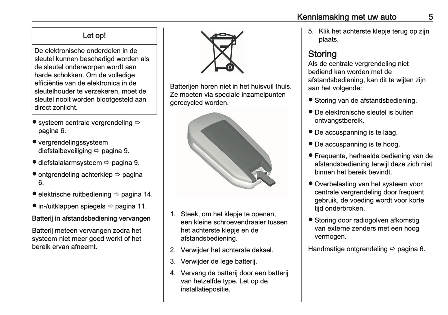 2024-2025 Opel Frontera Owner's Manual | Dutch