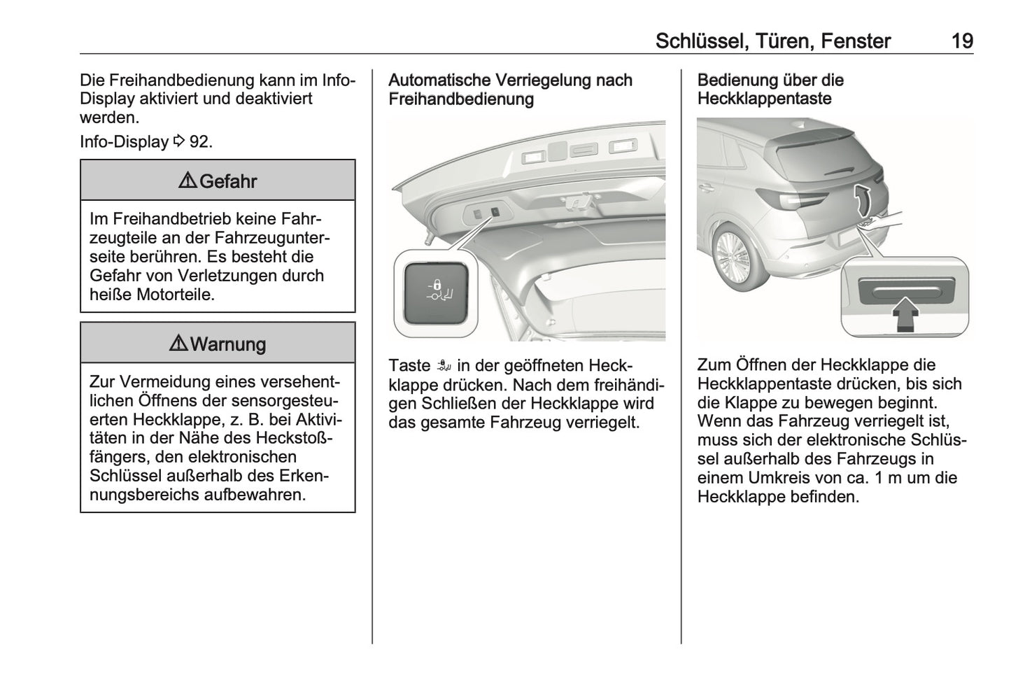 2023-2024 Opel Grandland Bedienungsanleitung | Deutsch