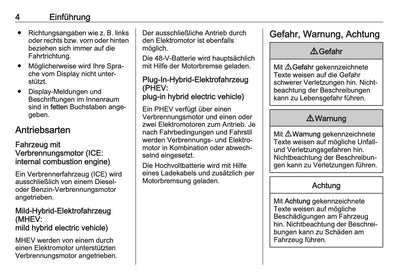 2023-2024 Opel Grandland Bedienungsanleitung | Deutsch