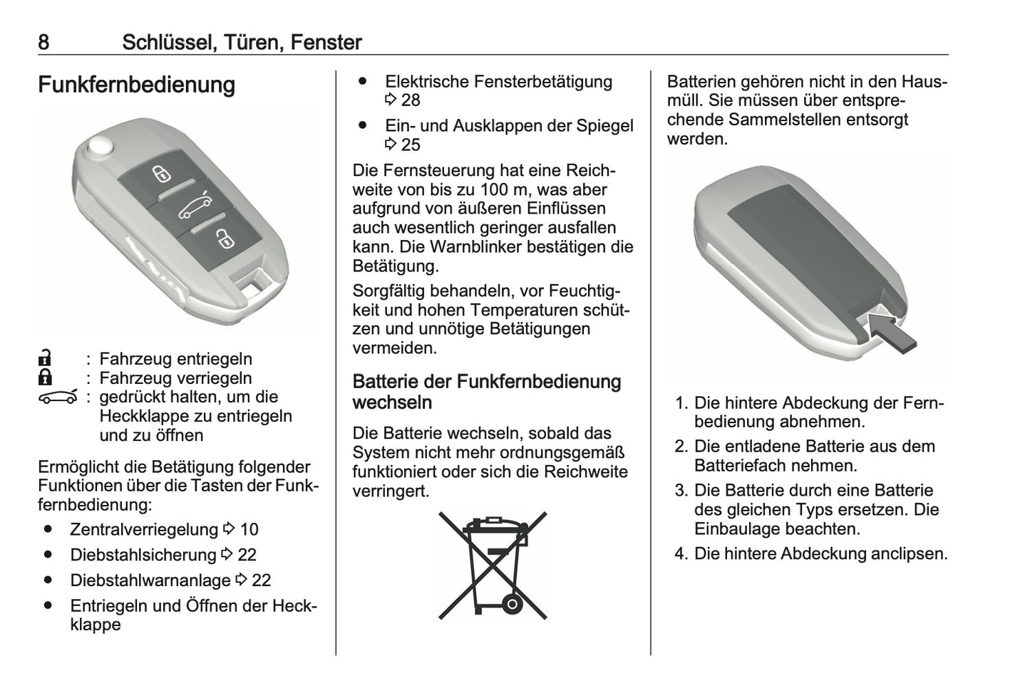 2023-2024 Opel Grandland Bedienungsanleitung | Deutsch