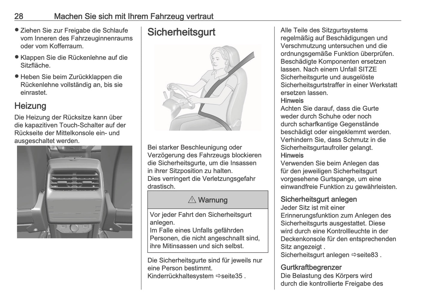 2025 Opel Grandland Bedienungsanleitung | Deutsch