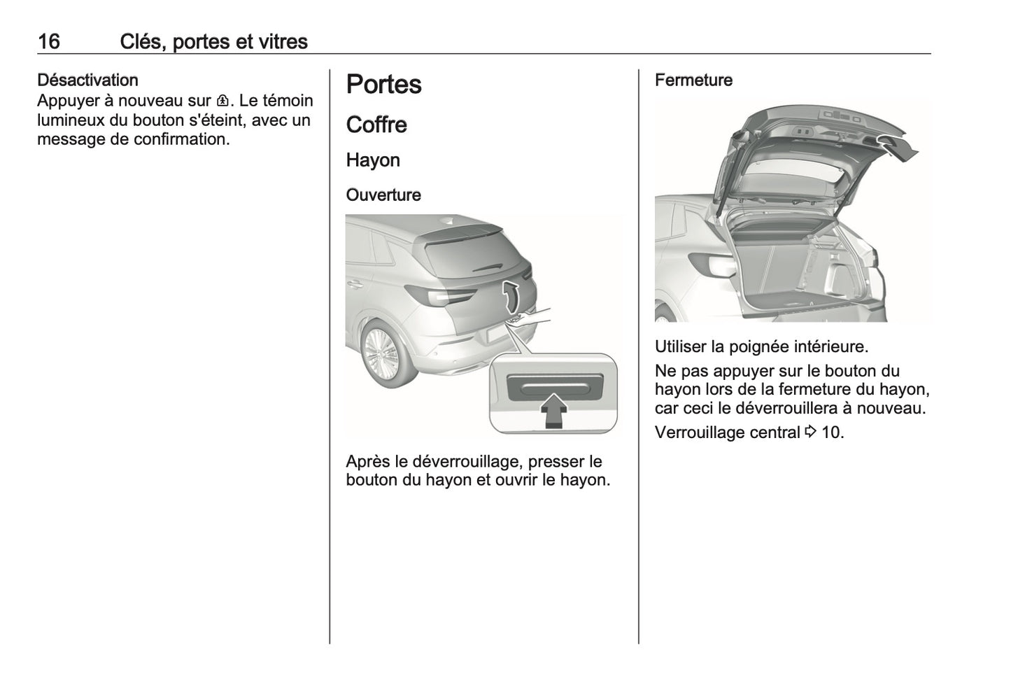 2023 Opel Grandland Owner's Manual | French