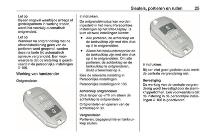 2019-2020 Opel Grandland X Owner's Manual | Dutch