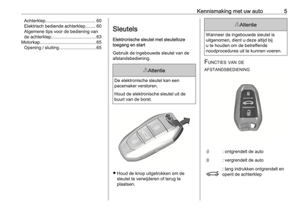 2024-2025 Opel Grandland Owner's Manual | Dutch