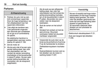 2019 Opel Isignia Owner's Manual | Dutch