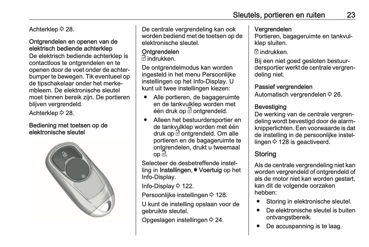2019 Opel Isignia Owner's Manual | Dutch