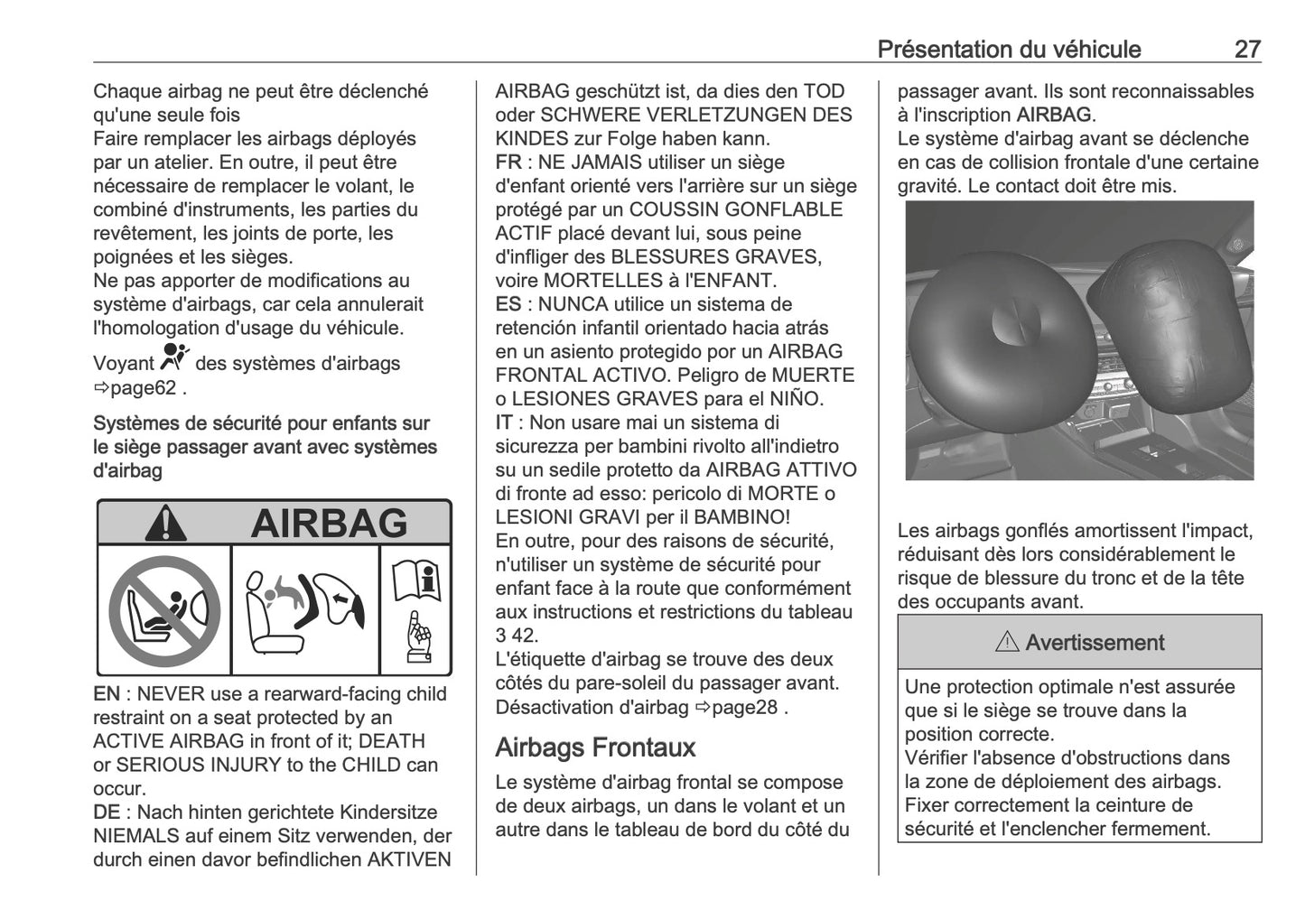 2025-2026 Opel Mokka Owner's Manual | French