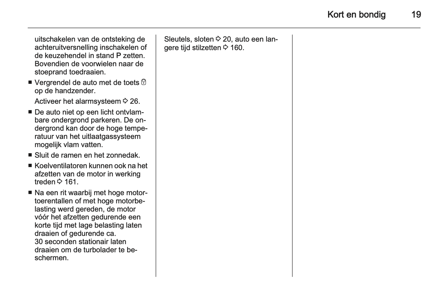 2013-2014 Opel Mokka Owner's Manual | Dutch