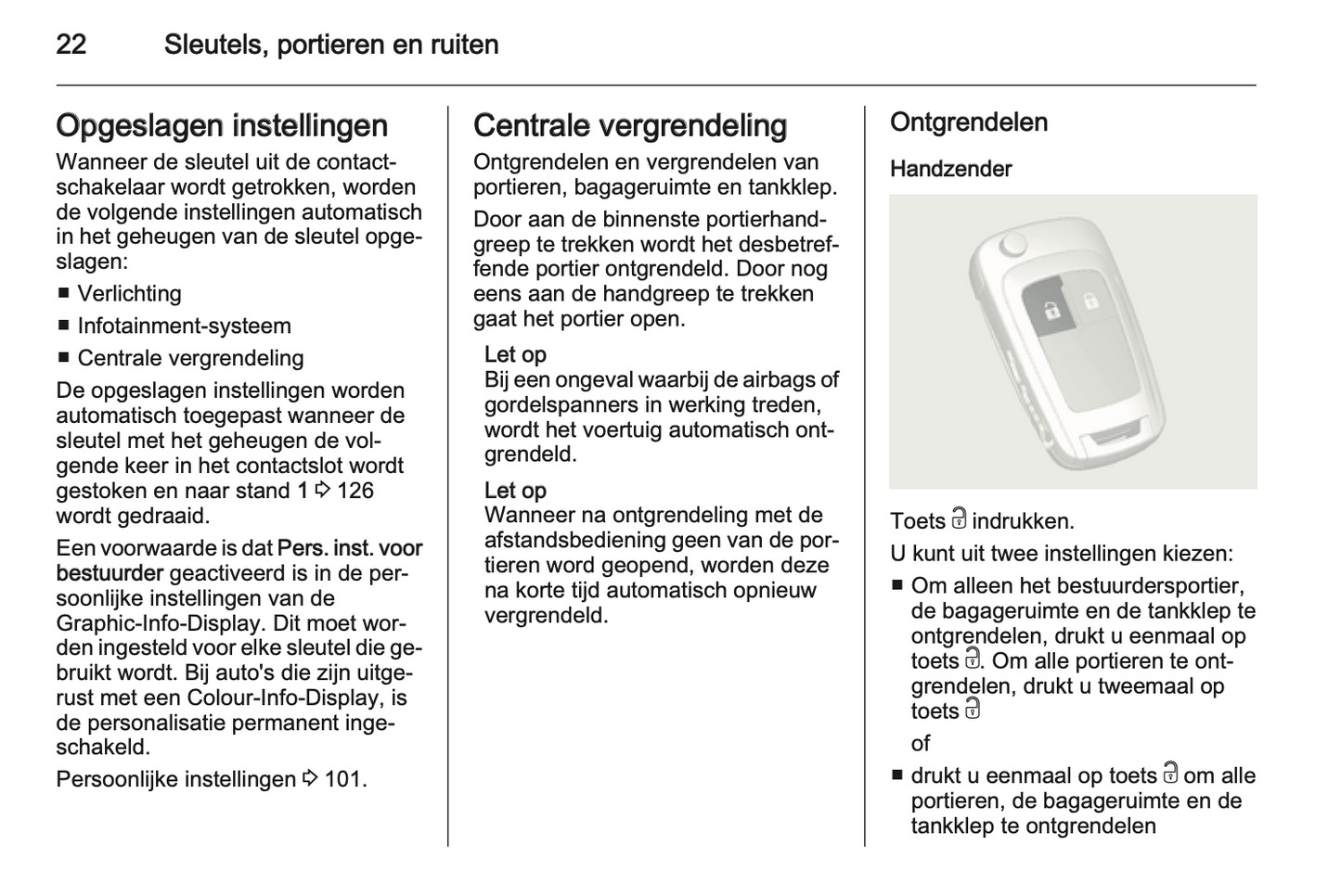 2013-2014 Opel Mokka Owner's Manual | Dutch