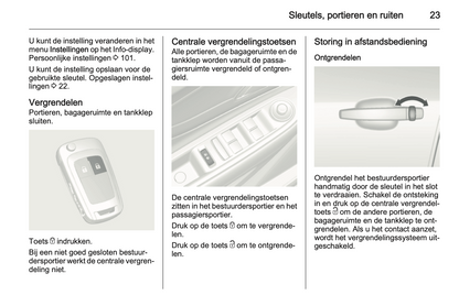 2013-2014 Opel Mokka Owner's Manual | Dutch