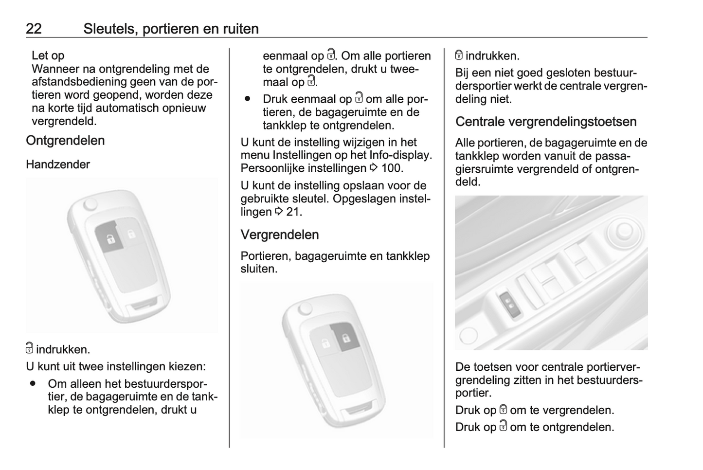 2015-2016 Opel Mokka Owner's Manual | Dutch