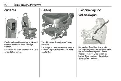 2023-2024 Opel Movano Bedienungsanleitung | Deutsch