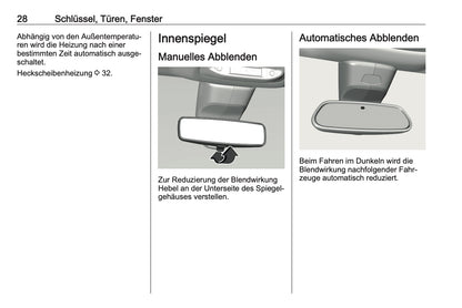 2023-2024 Opel Vivaro Owner's Manual | German
