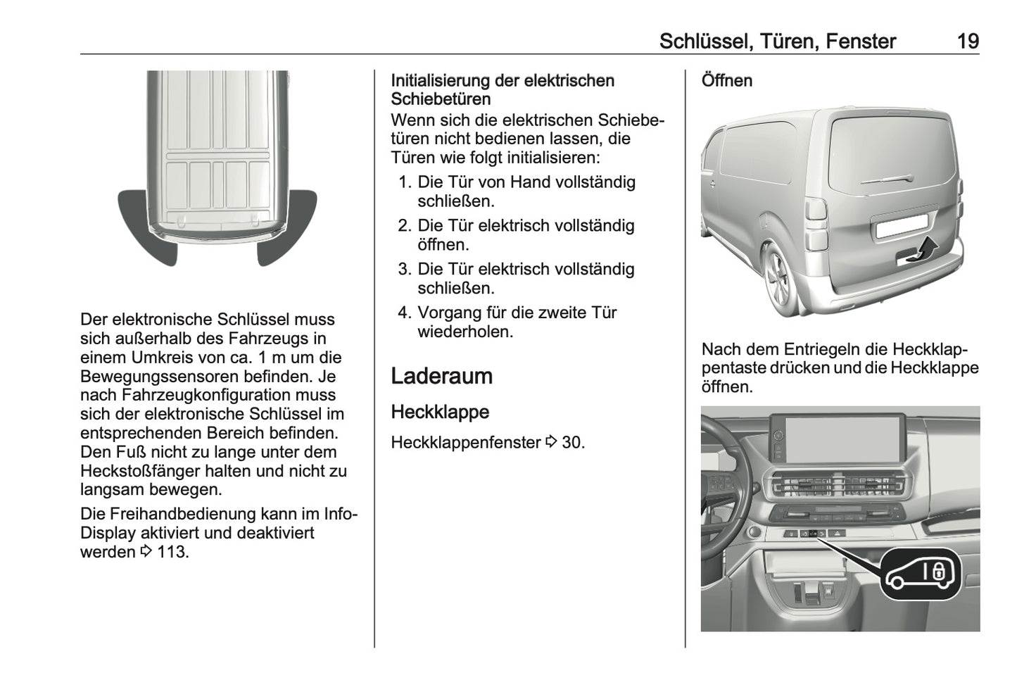 2024-2025 Opel Vivaro Owner's Manual | German