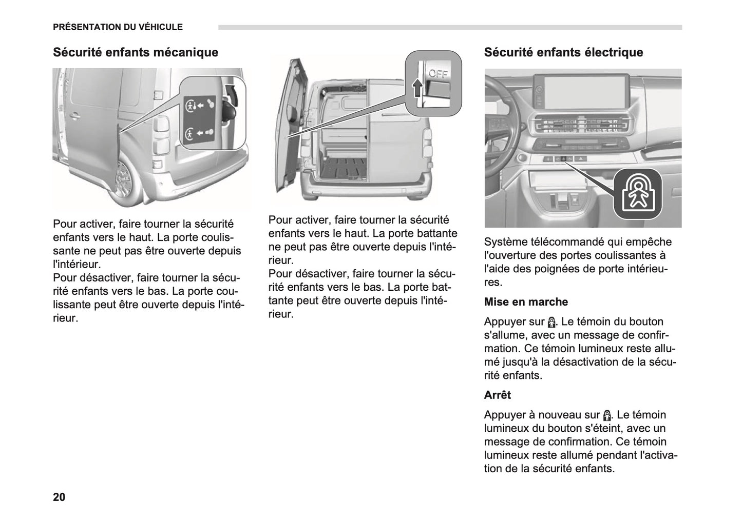 2026 Opel Vivaro Owner's Manual | French
