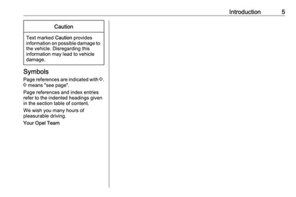 2024-2025 Opel Vivaro Owner's Manual | English