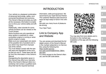 2026 Opel Vivaro Owner's Manual | English