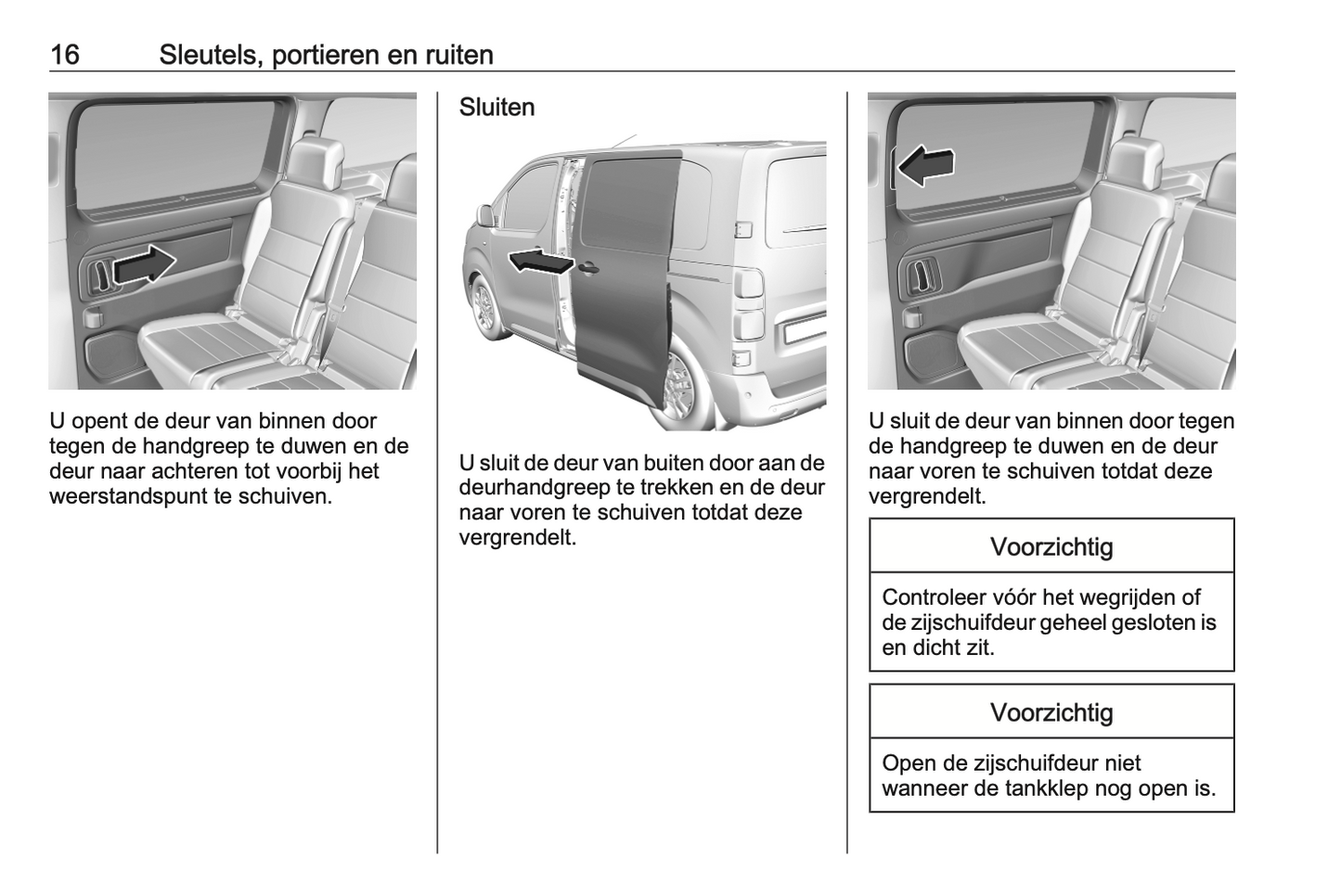 2023-2024 Opel Vivaro Owner's Manual | Dutch