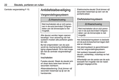 2024 Opel Vivaro Owner's Manual | Dutch