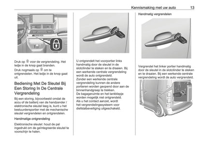 2025-2026 Opel Vivaro Owner's Manual | Dutch