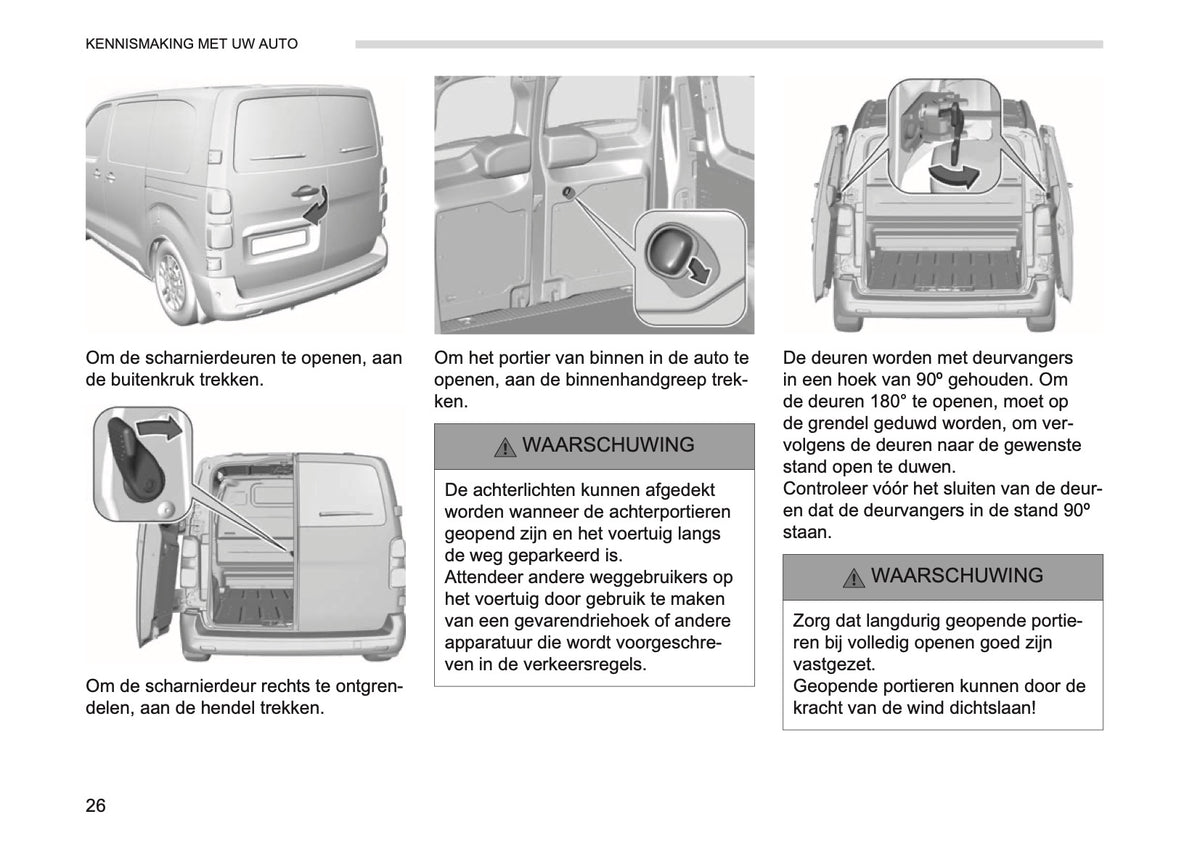 2026 Opel Vivaro Owner's Manual | Dutch