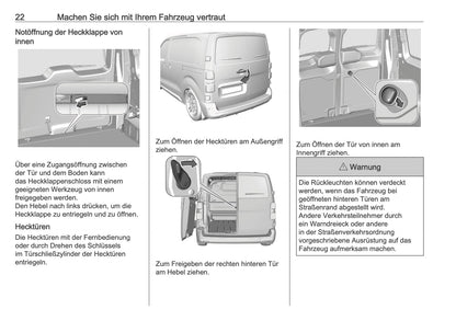 2025-2026 Opel Zafira Life Bedienungsanleitung | Deutsch