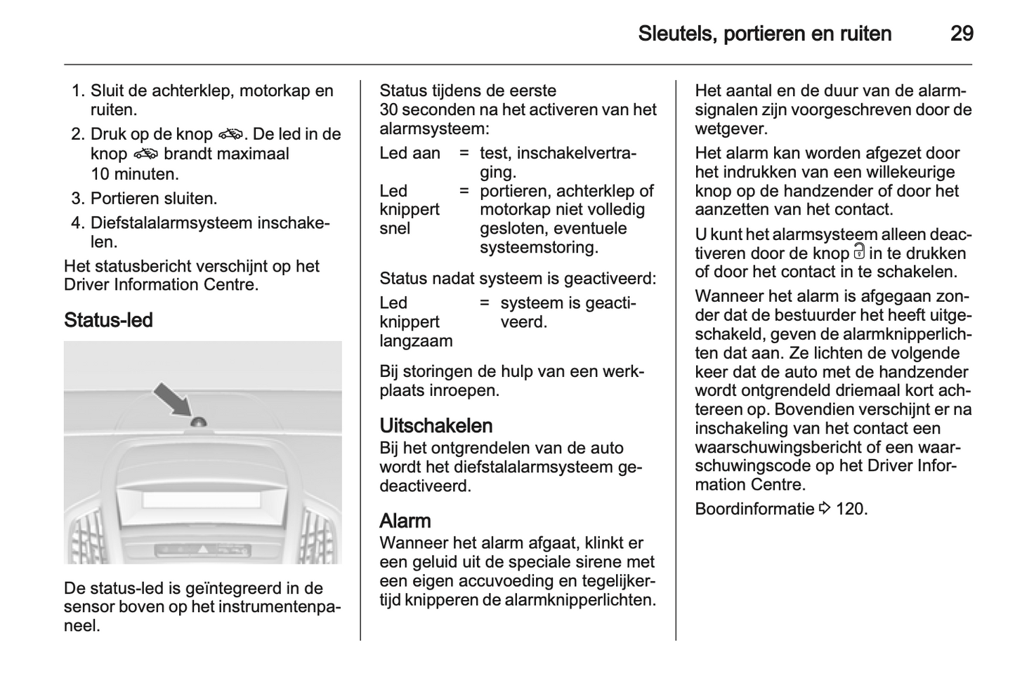 2012 Opel Zafira Tourer Owner's Manual | Dutch