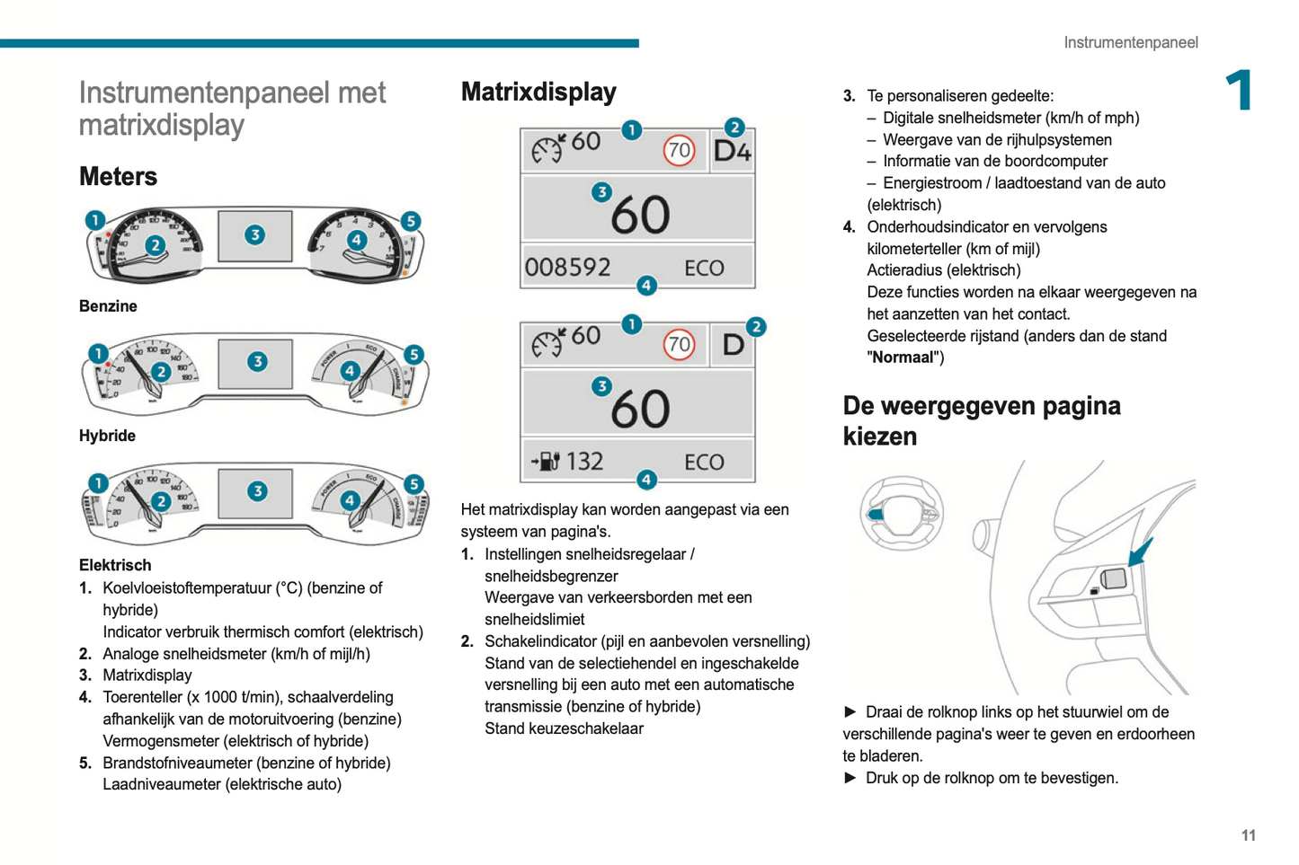 2023-2024 Peugeot 208/e-208 Owner's Manual | Dutch