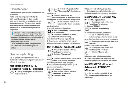 2023-2024 Peugeot 208/e-208 Owner's Manual | Dutch