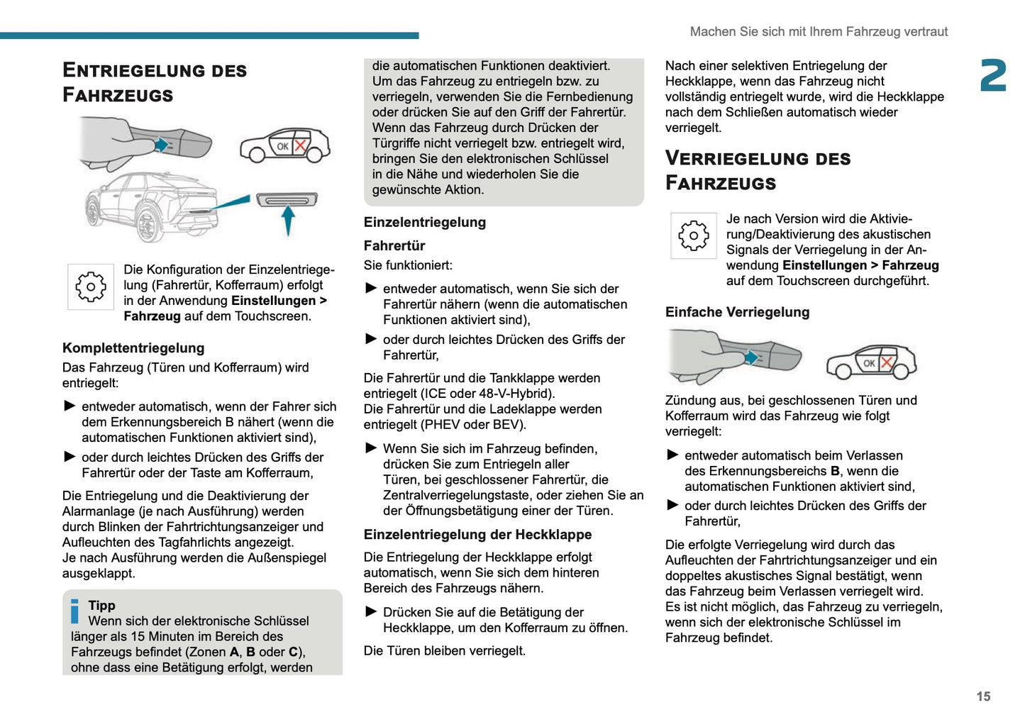 2025-2026 Peugeot 3008/5008 Bedienungsanleitung | Deutsch