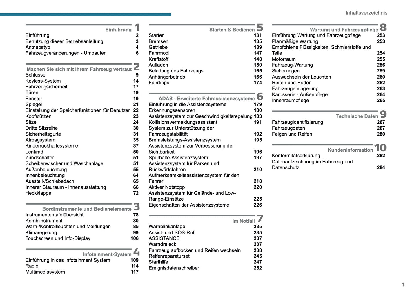 2025-2026 Peugeot 3008/5008 Bedienungsanleitung | Deutsch