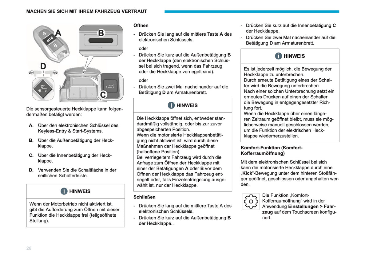 2026 Peugeot 3008/5008 Owner's Manual | German
