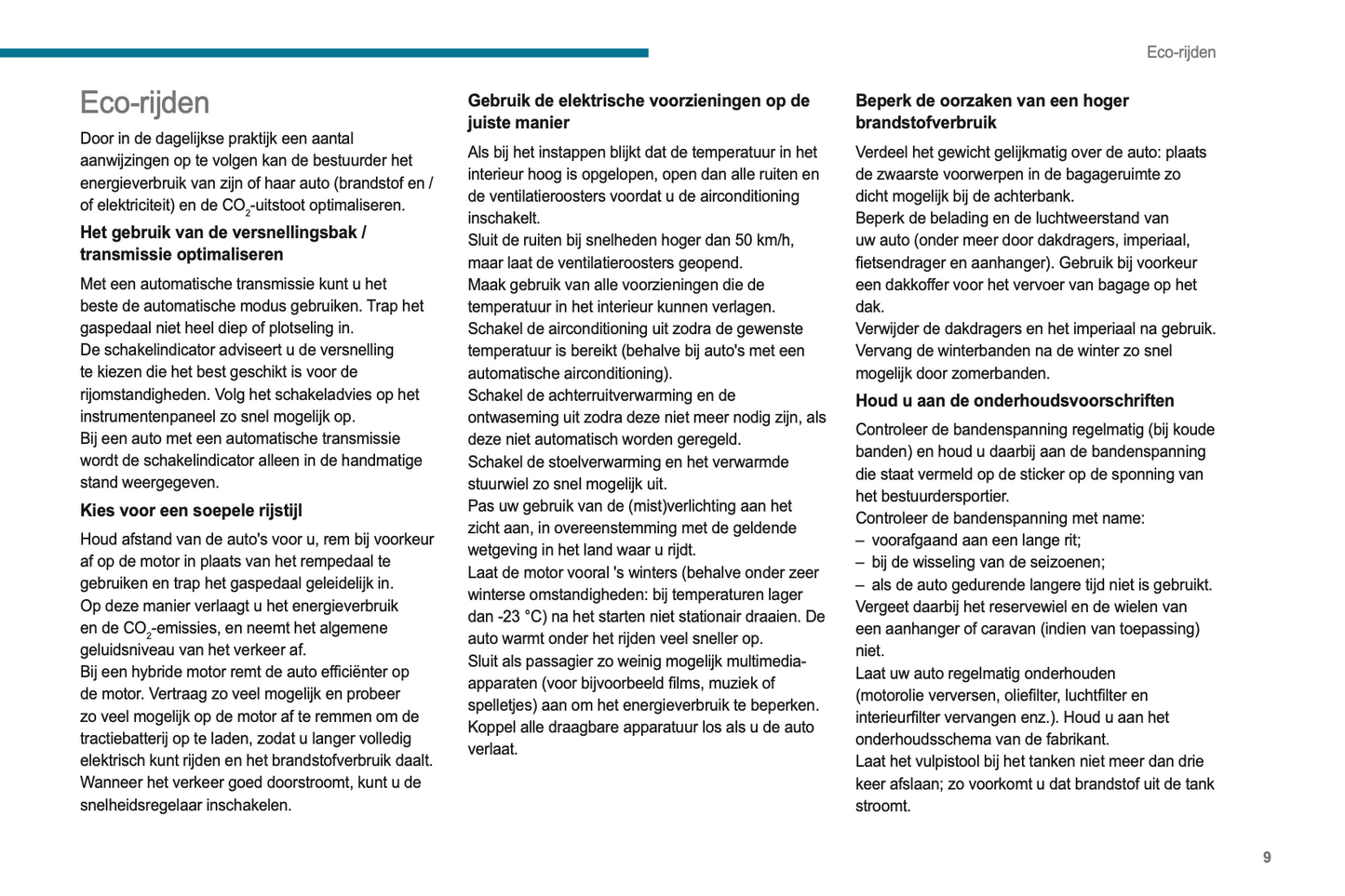 2024 Peugeot 3008/e-3008 Owner's Manual | Dutch