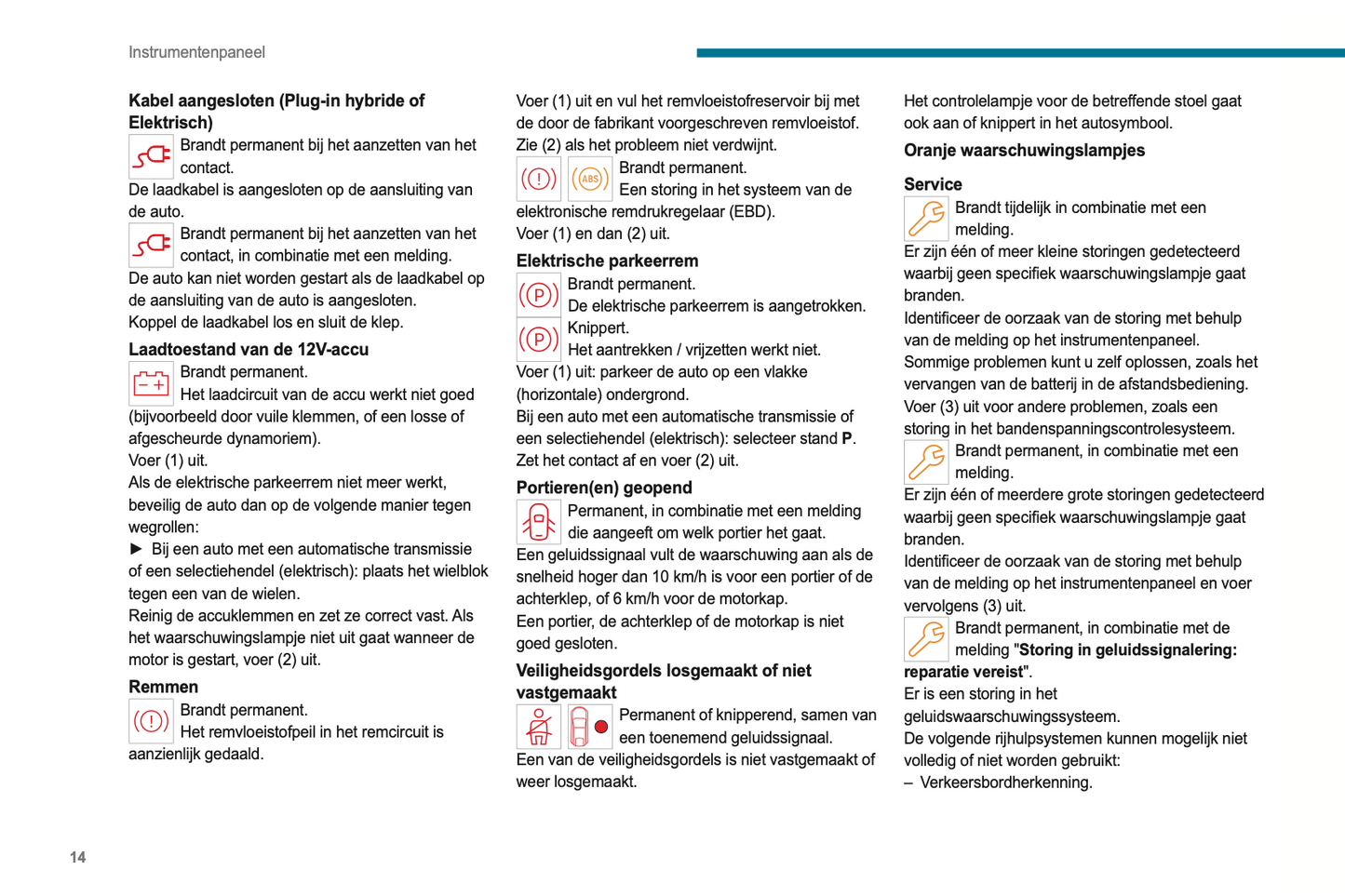 2024 Peugeot 3008/e-3008 Owner's Manual | Dutch