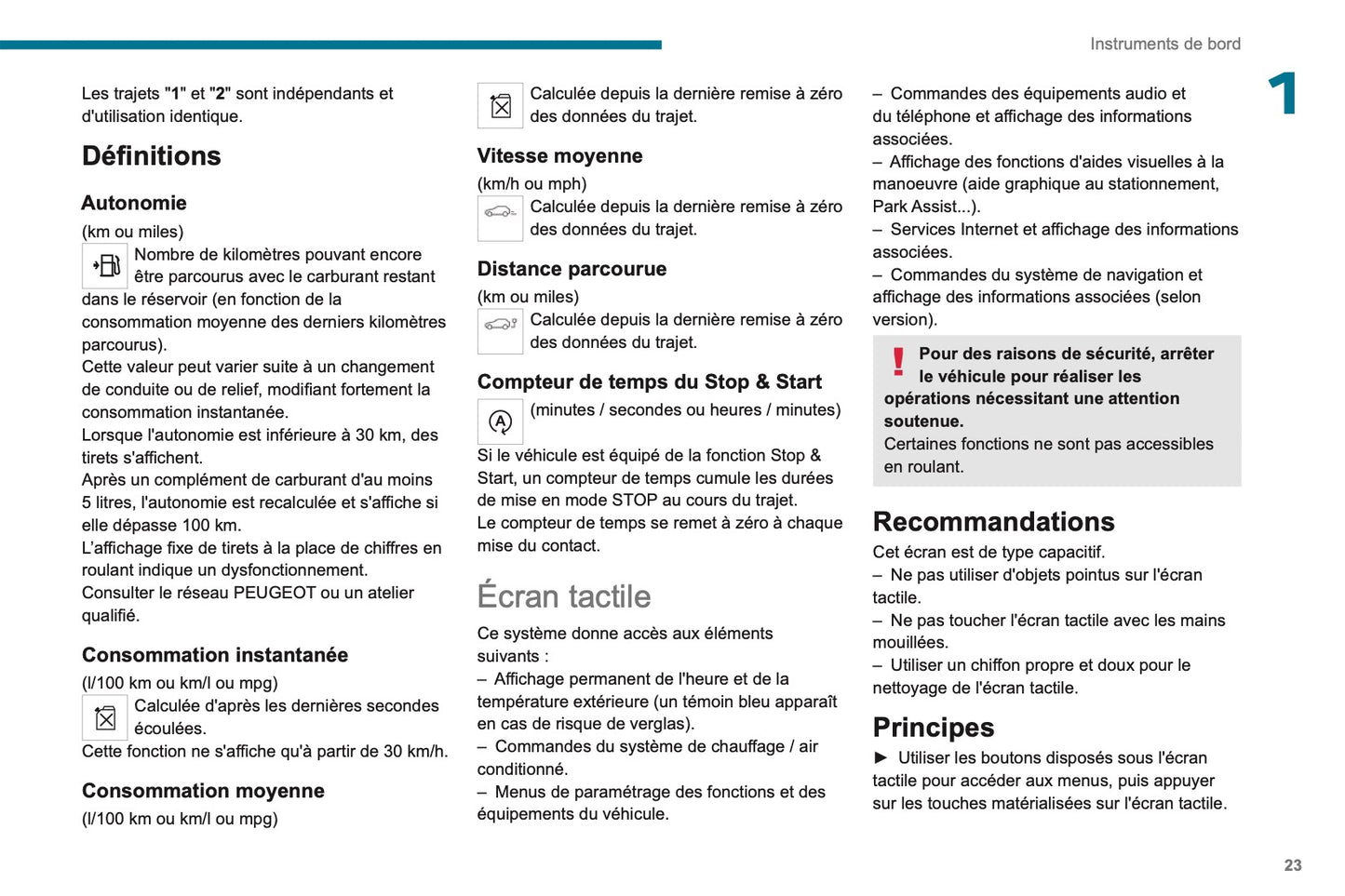 2022-2023 Peugeot 3008/5008 Owner's Manual | French