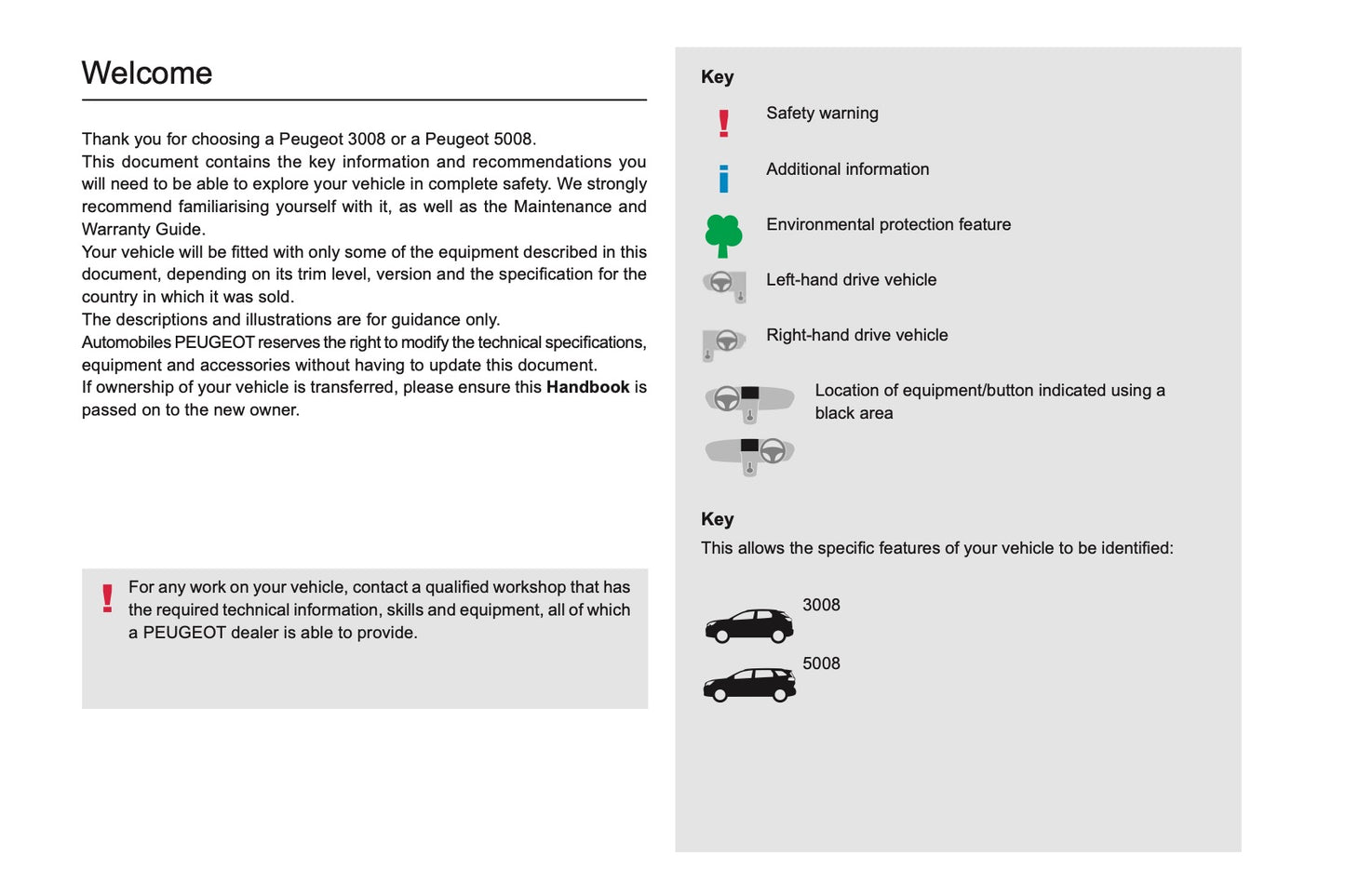 2022-2023 Peugeot 3008/5008 Owner's Manual | English