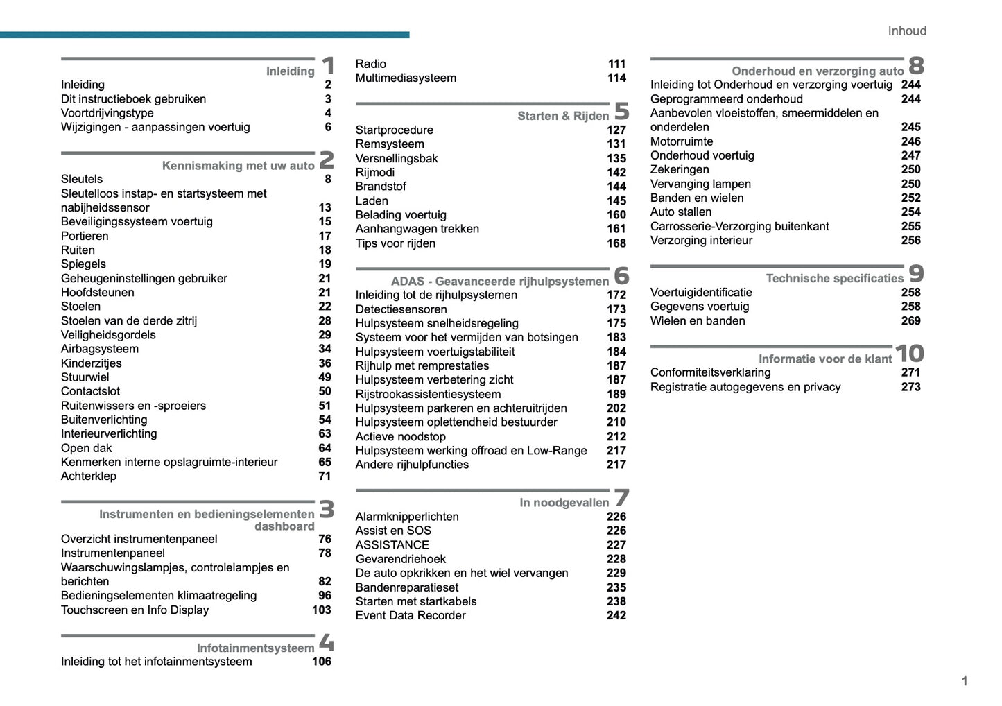 2025-2026 Peugeot 3008/5008 Owner's Manual | Dutch
