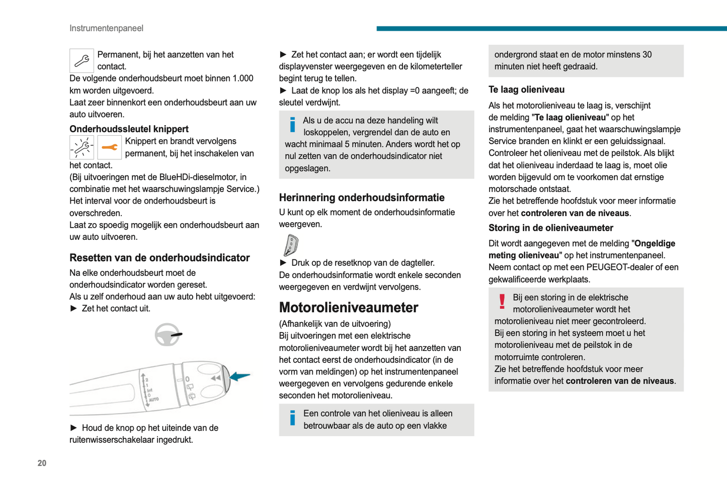 2023-2024 Peugeot 3008/5008 Owner's Manual | Dutch