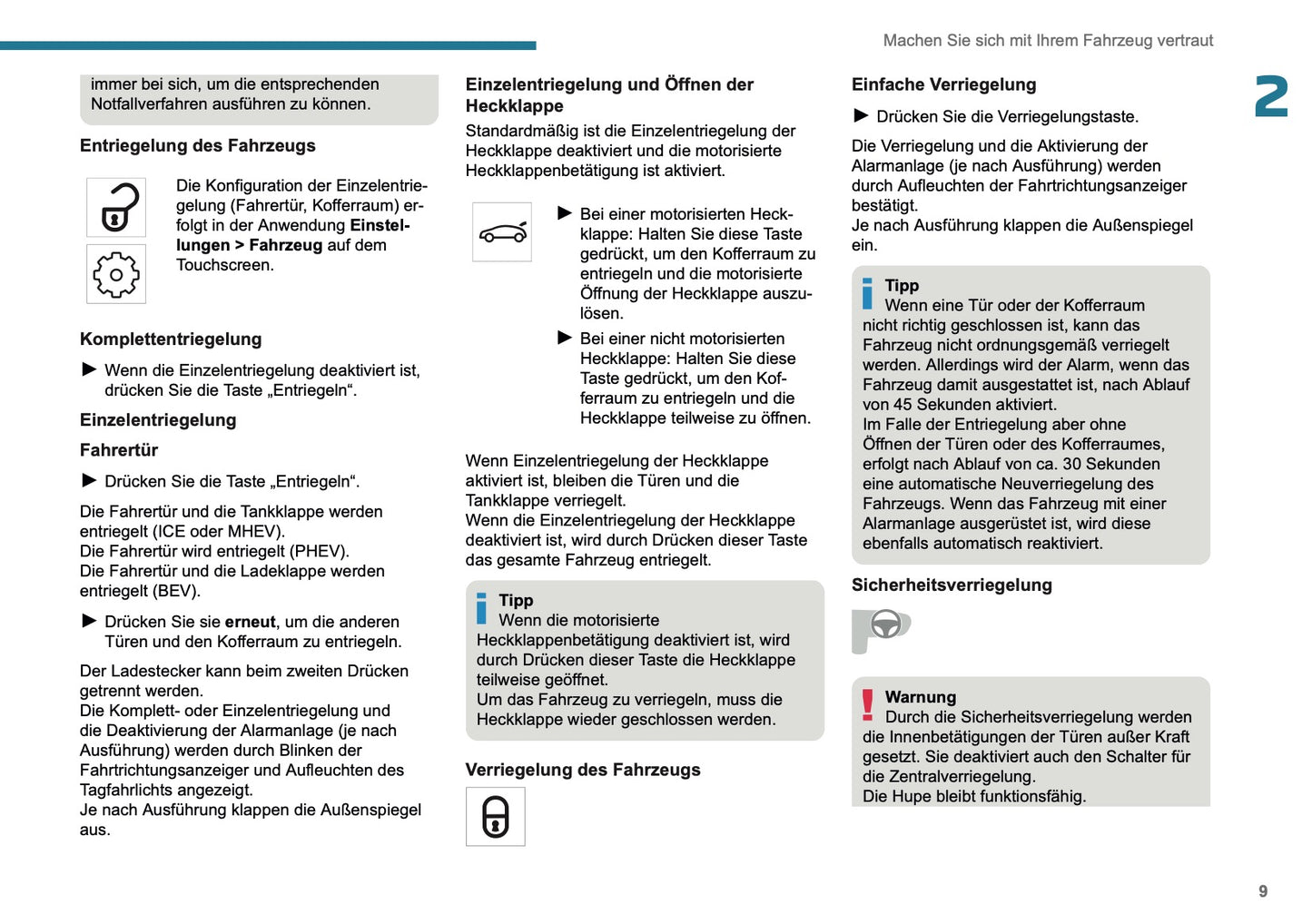2025-2026 Peugeot 308 Bedienungsanleitung | Deutsch
