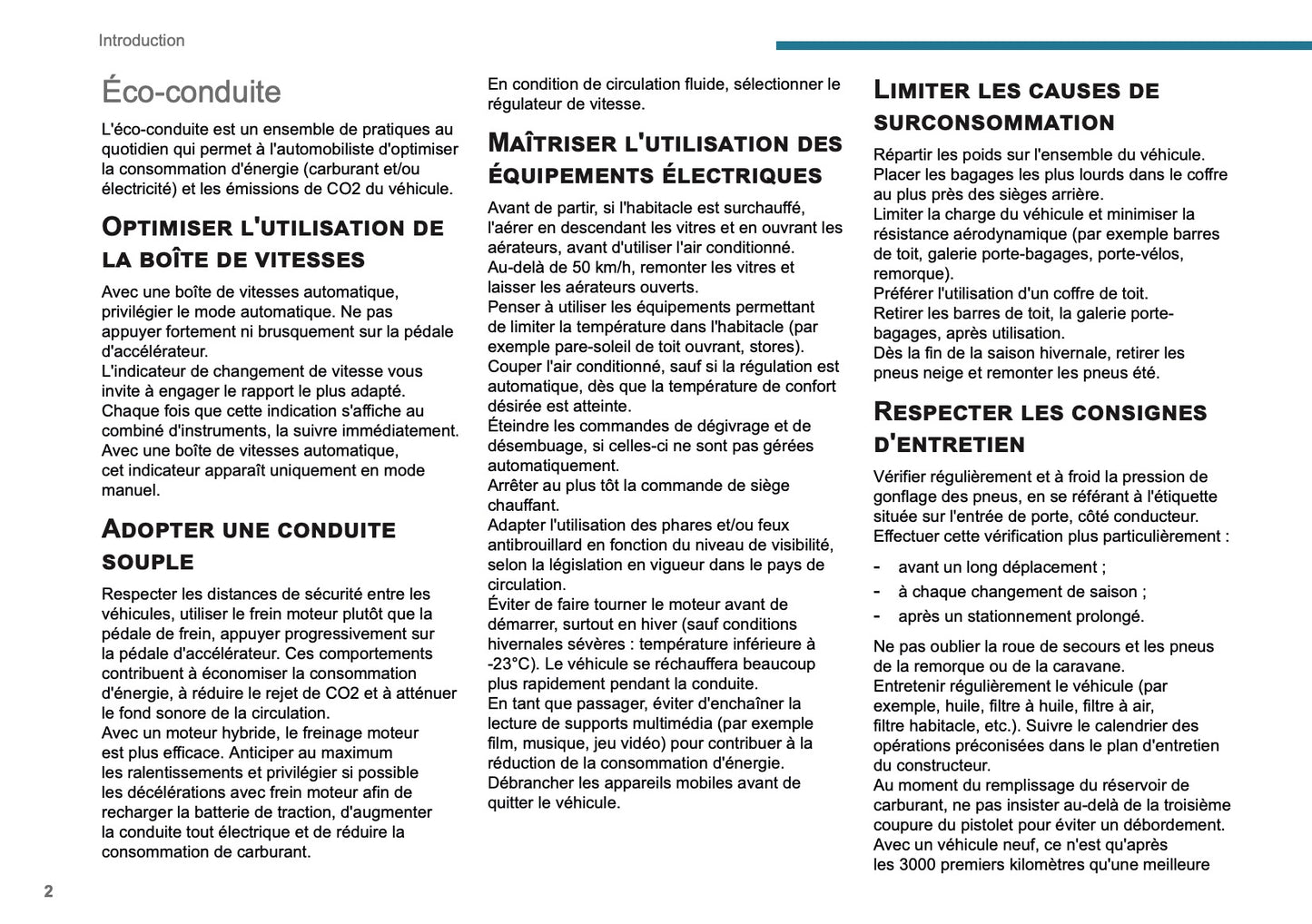 2025-2026 Peugeot 308 Owner's Manual | French