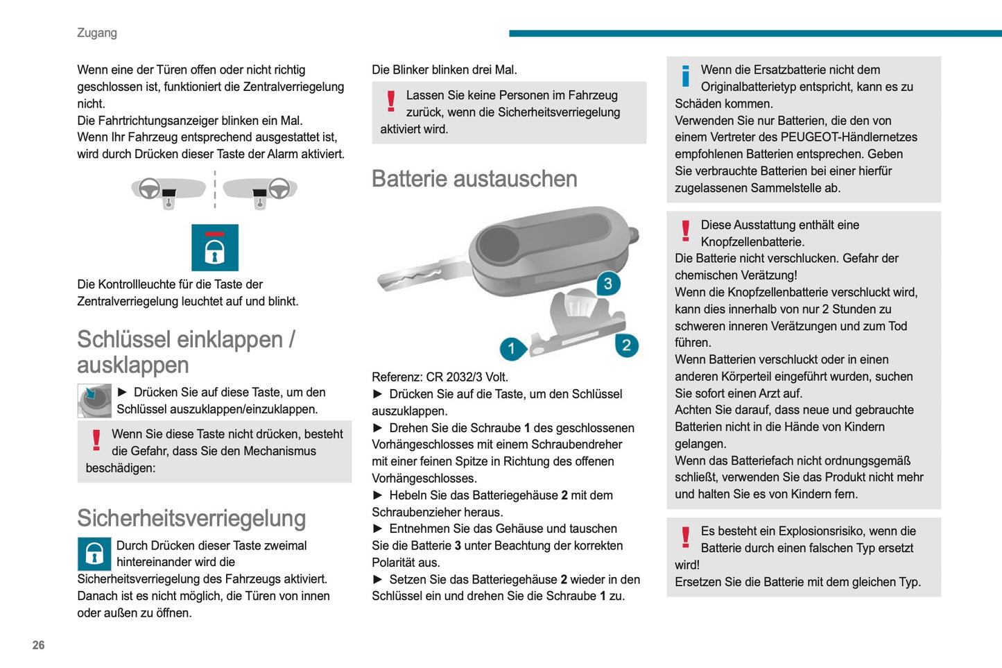 2021-2024 Peugeot Boxer Bedienungsanleitung | Deutsch