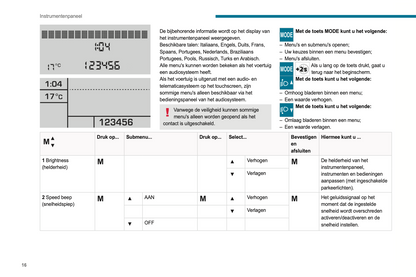 2021-2024 Peugeot Boxer/e-Boxer Owner's Manual | Dutch