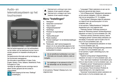 2021-2024 Peugeot Boxer/e-Boxer Owner's Manual | Dutch