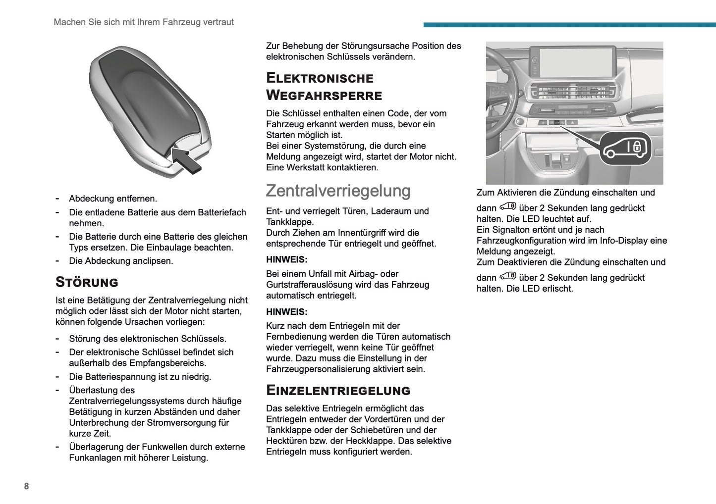 2025 Peugeot Expert/Traveller Bedienungsanleitung | Deutsch
