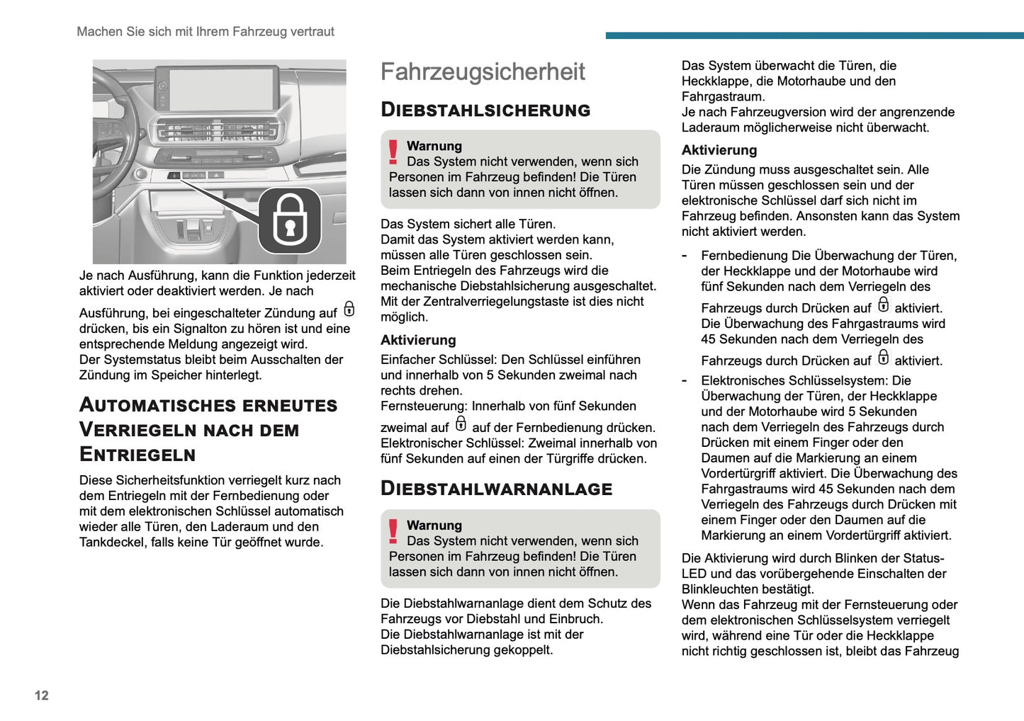 2025 Peugeot Expert/Traveller Bedienungsanleitung | Deutsch