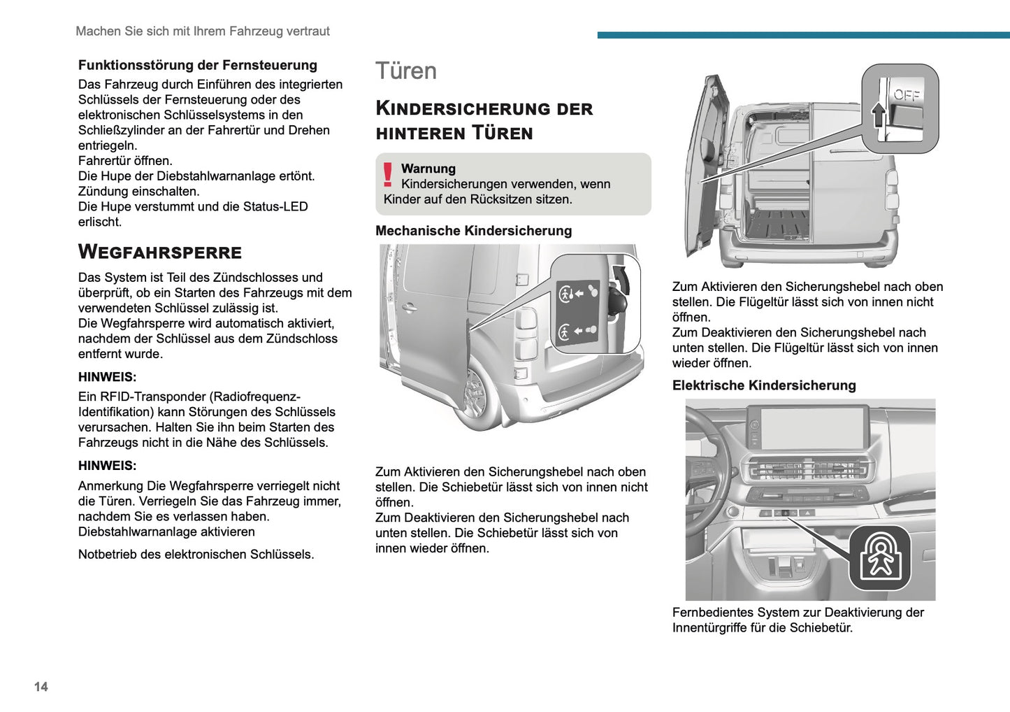 2025 Peugeot Expert/Traveller Bedienungsanleitung | Deutsch
