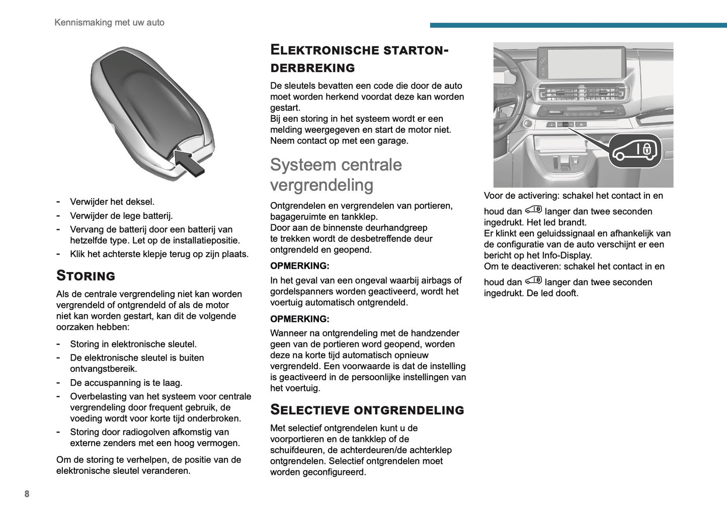 2025 Peugeot Expert/Traveller Owner's Manual | Dutch