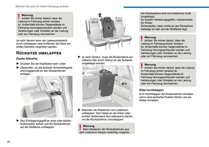 2025 Peugeot Rifter/Partner Bedienungsanleitung | Deutsch