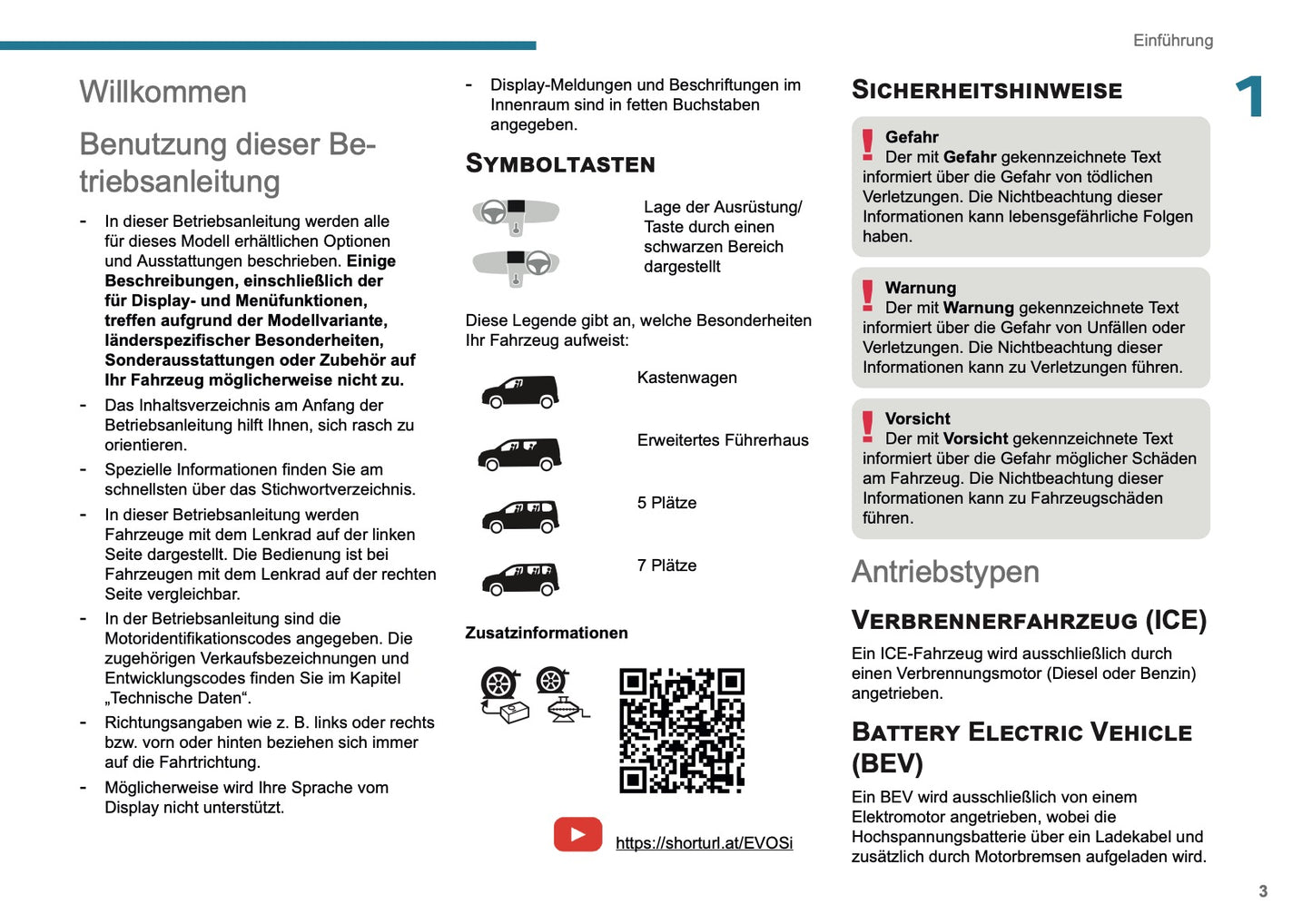 2025 Peugeot Rifter/Partner Bedienungsanleitung | Deutsch