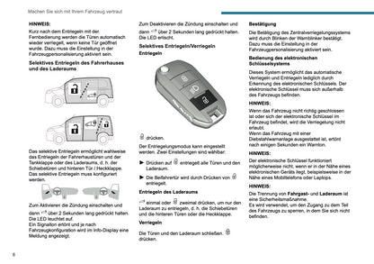 2025 Peugeot Rifter/Partner Bedienungsanleitung | Deutsch